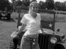 All cotton British V-neck t shirt sell for $4.99 with American flag bell bottom jeans they sell for $29.99